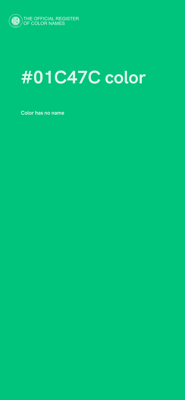 #01C47C color image