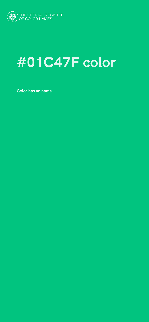 #01C47F color image