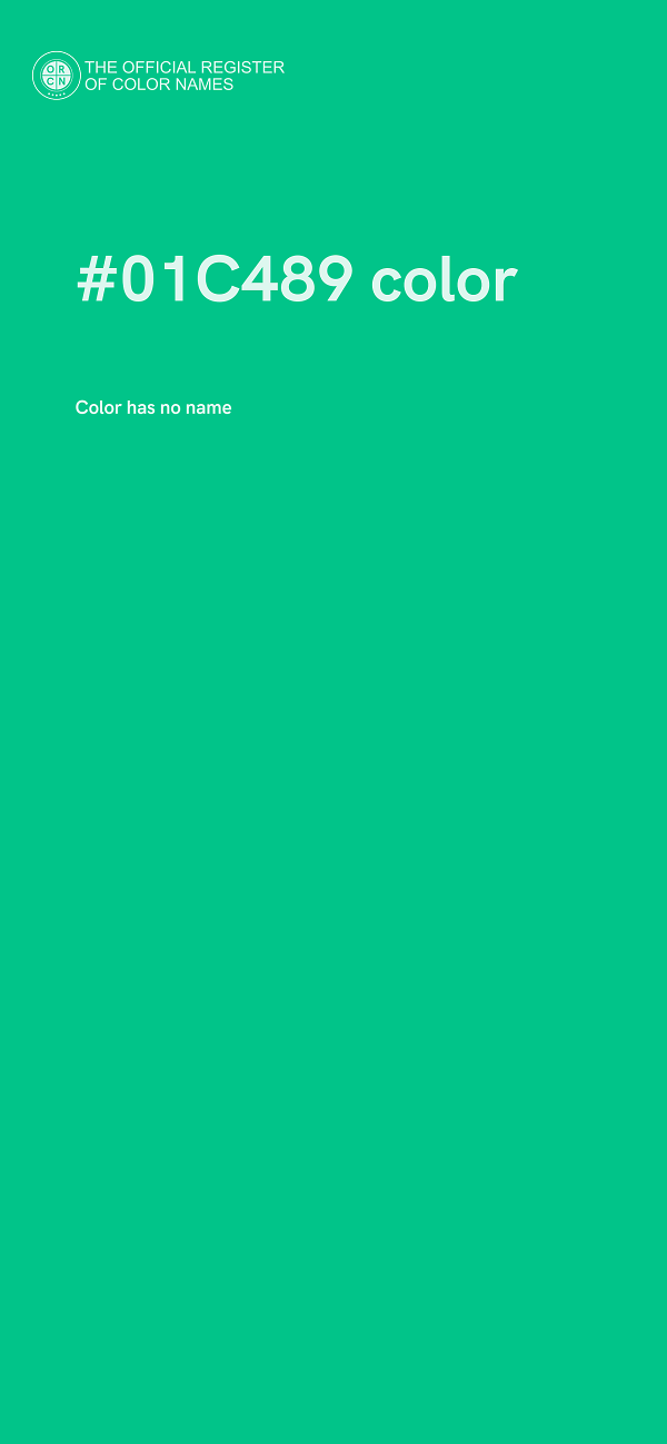 #01C489 color image