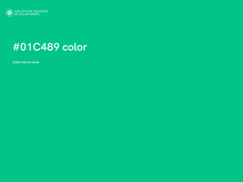 #01C489 color image