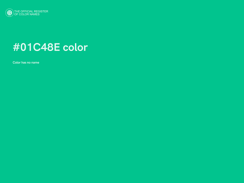#01C48E color image