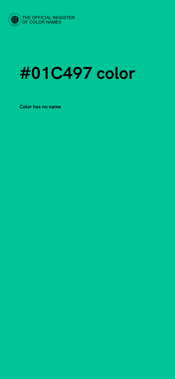 #01C497 color image
