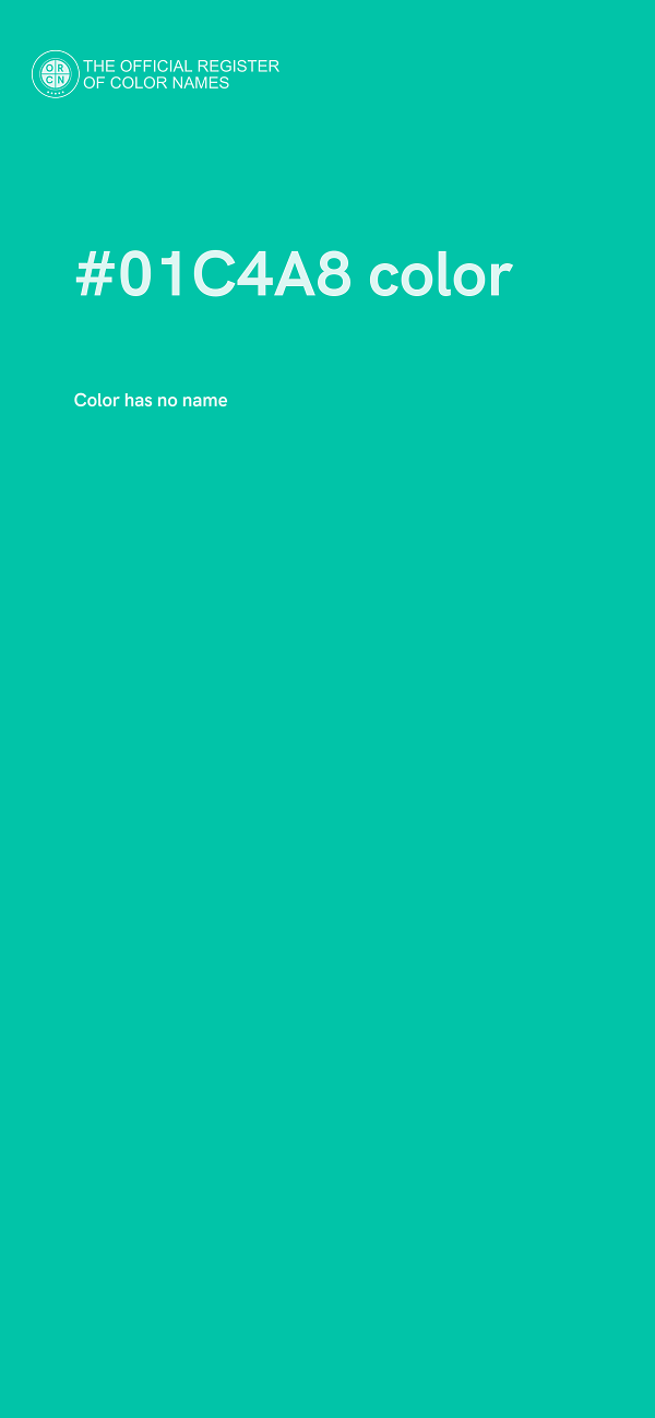 #01C4A8 color image