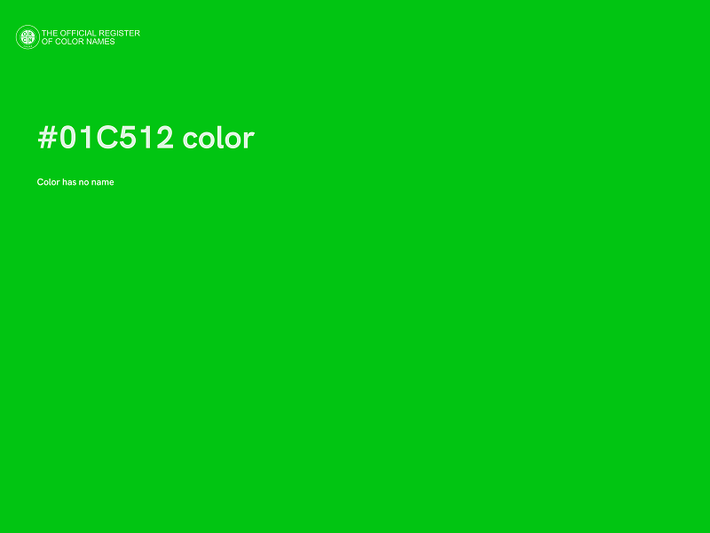 #01C512 color image