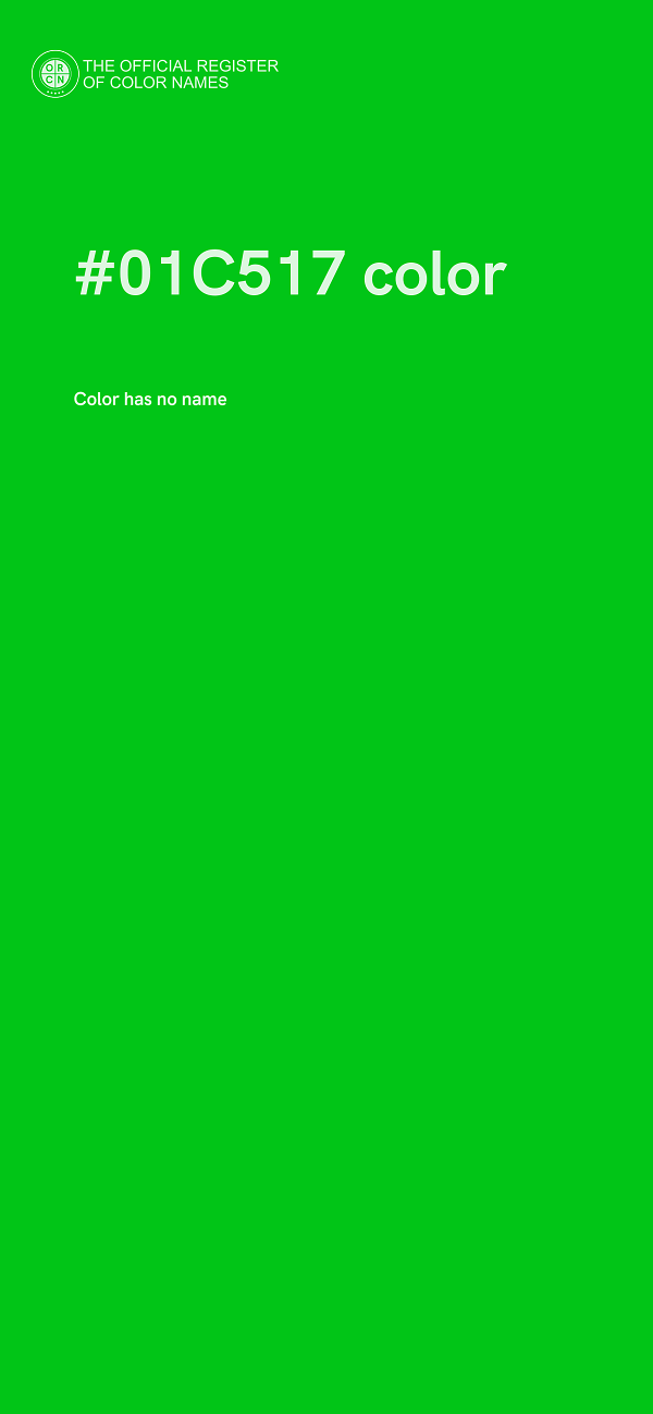 #01C517 color image