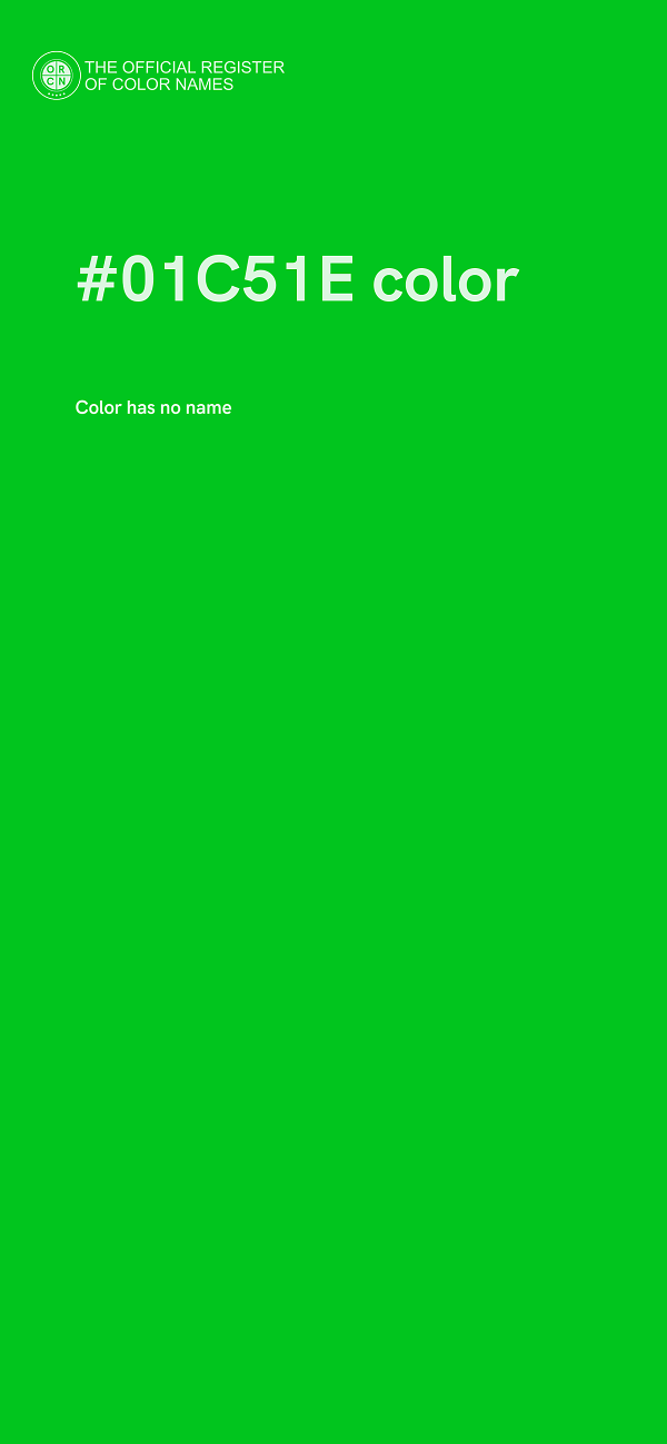 #01C51E color image