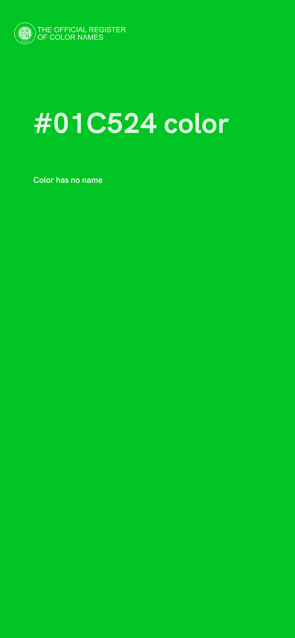 #01C524 color image