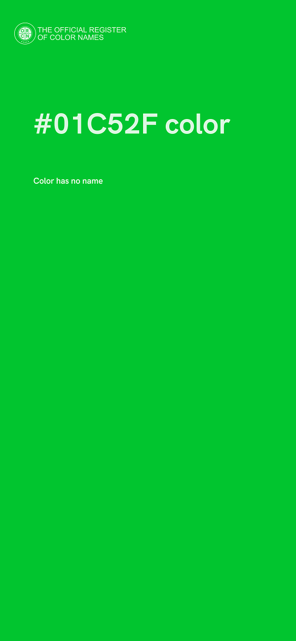 #01C52F color image