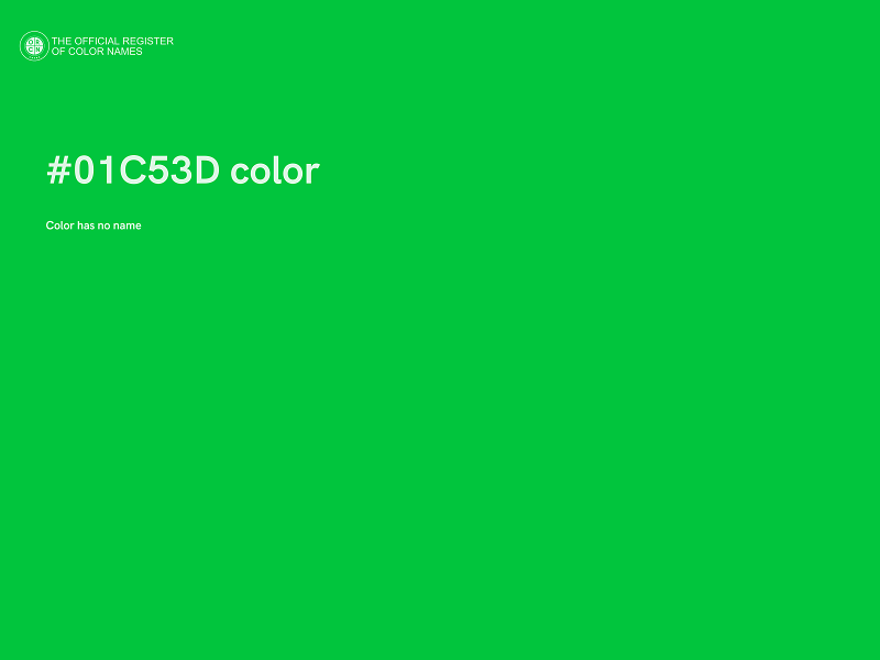#01C53D color image