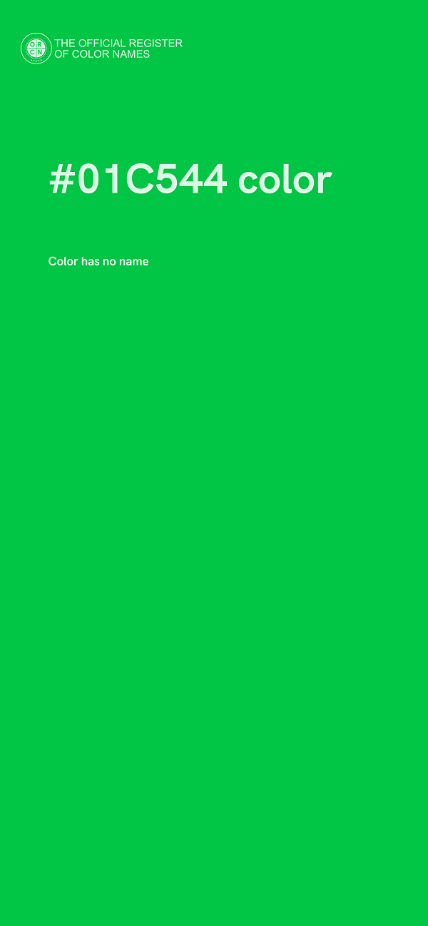 #01C544 color image