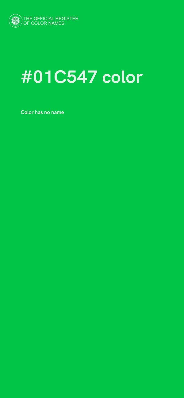 #01C547 color image