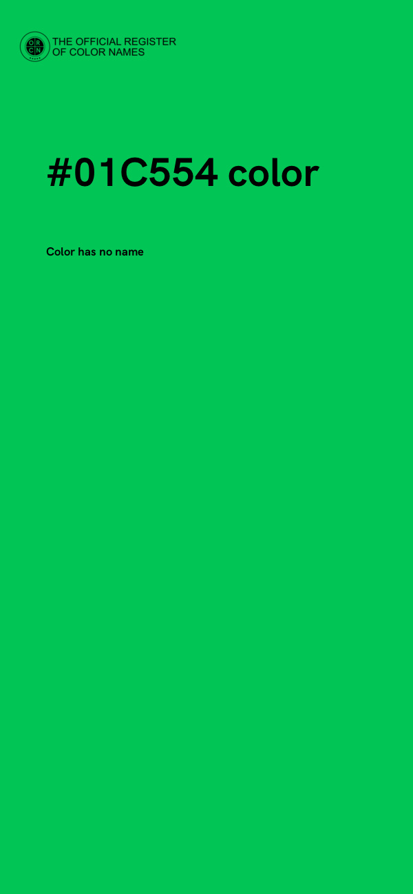 #01C554 color image