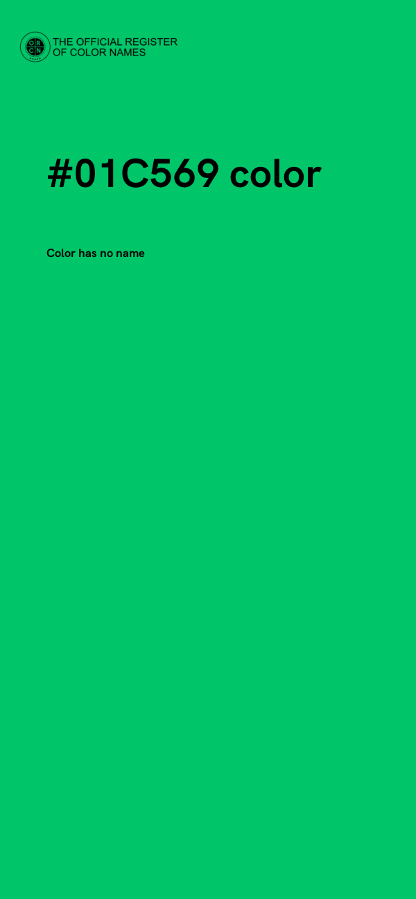 #01C569 color image