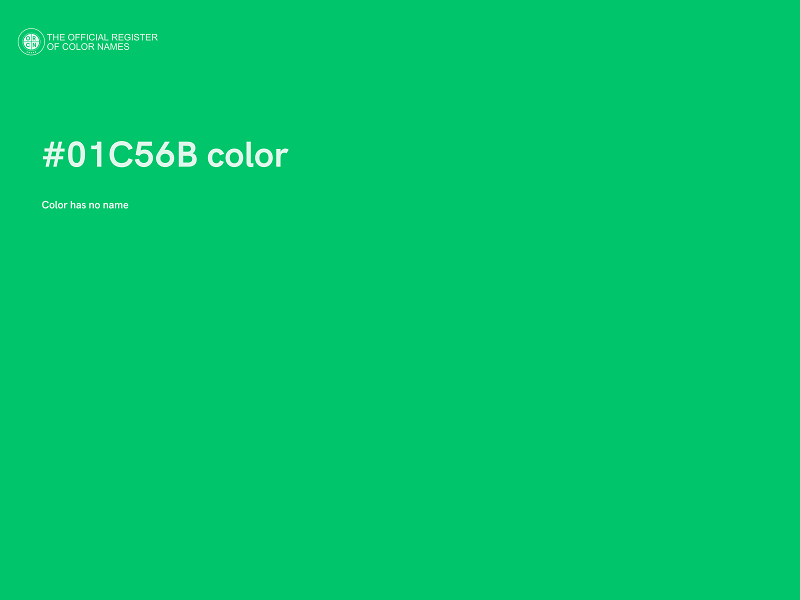 #01C56B color image