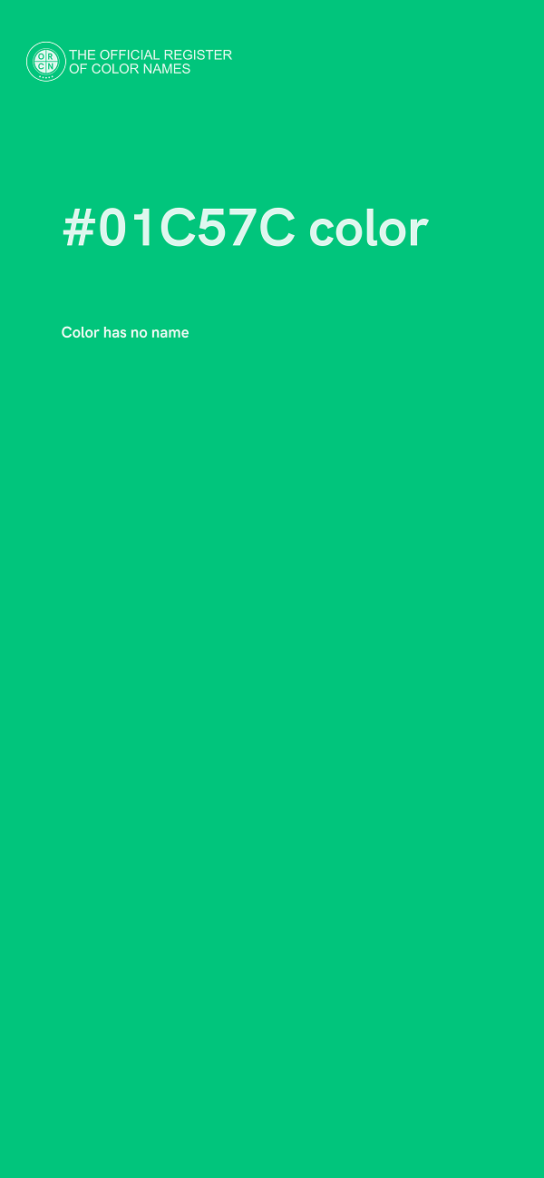 #01C57C color image