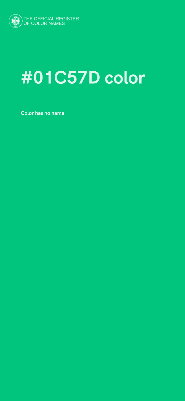 #01C57D color image