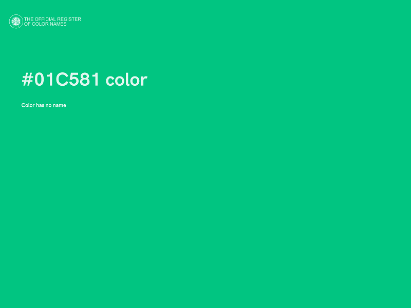 #01C581 color image