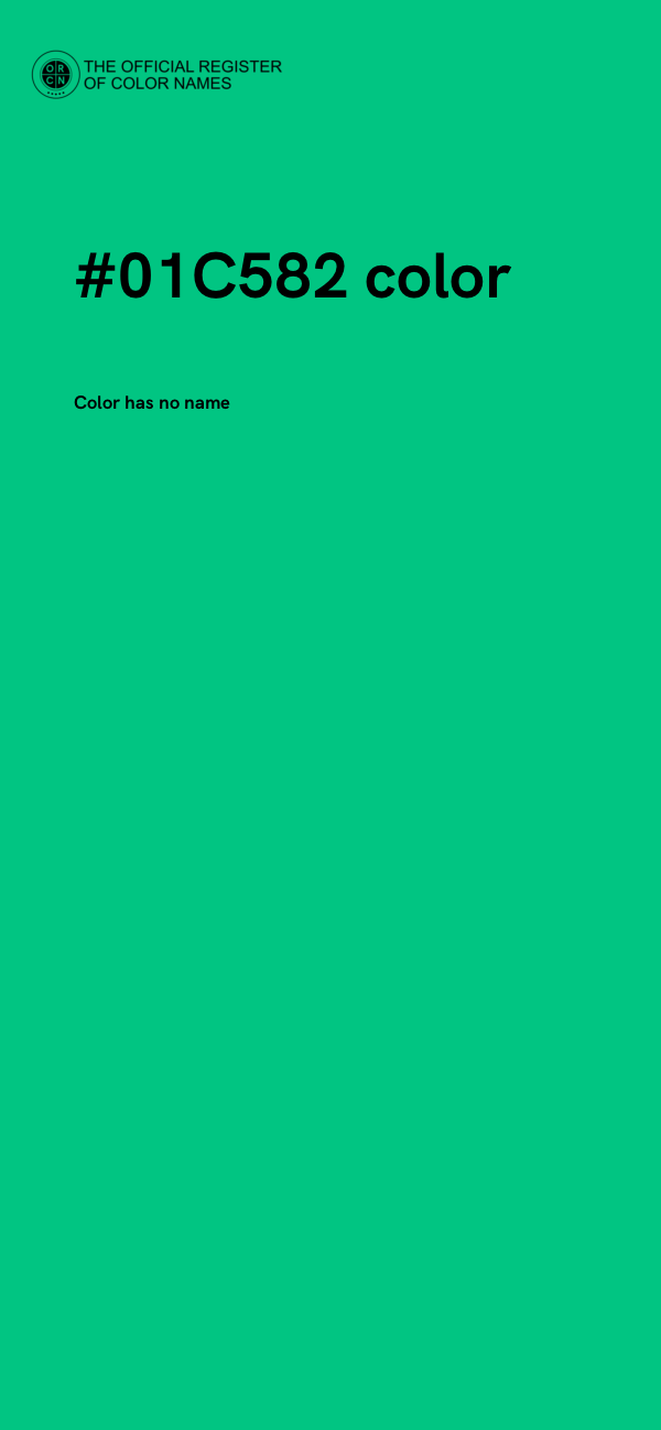 #01C582 color image