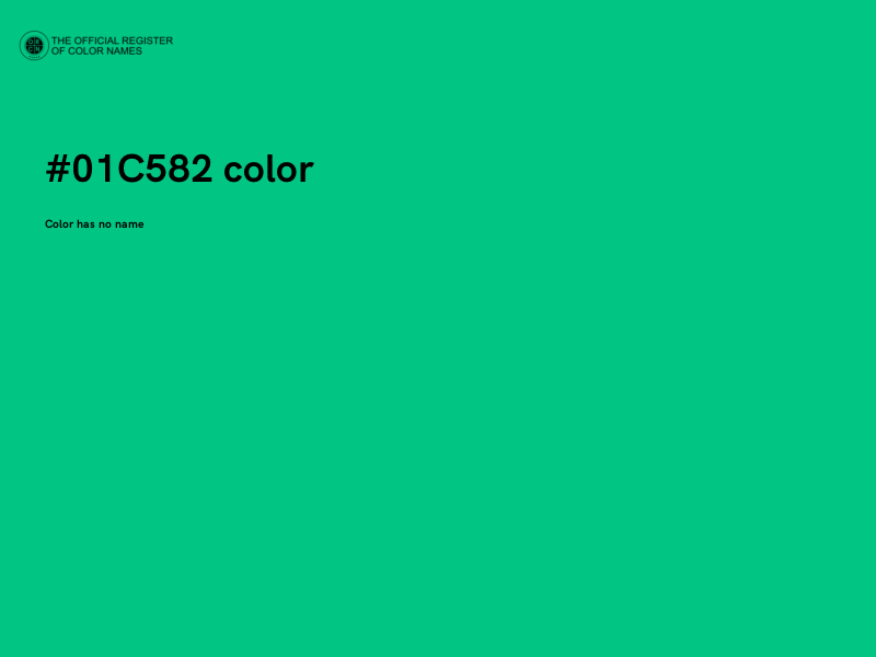#01C582 color image
