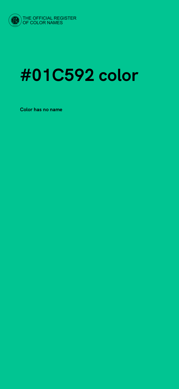#01C592 color image