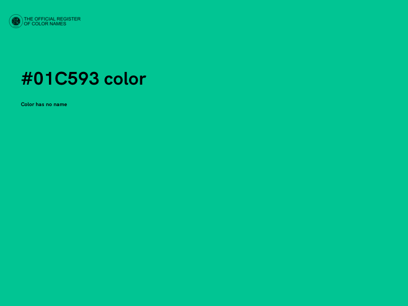 #01C593 color image