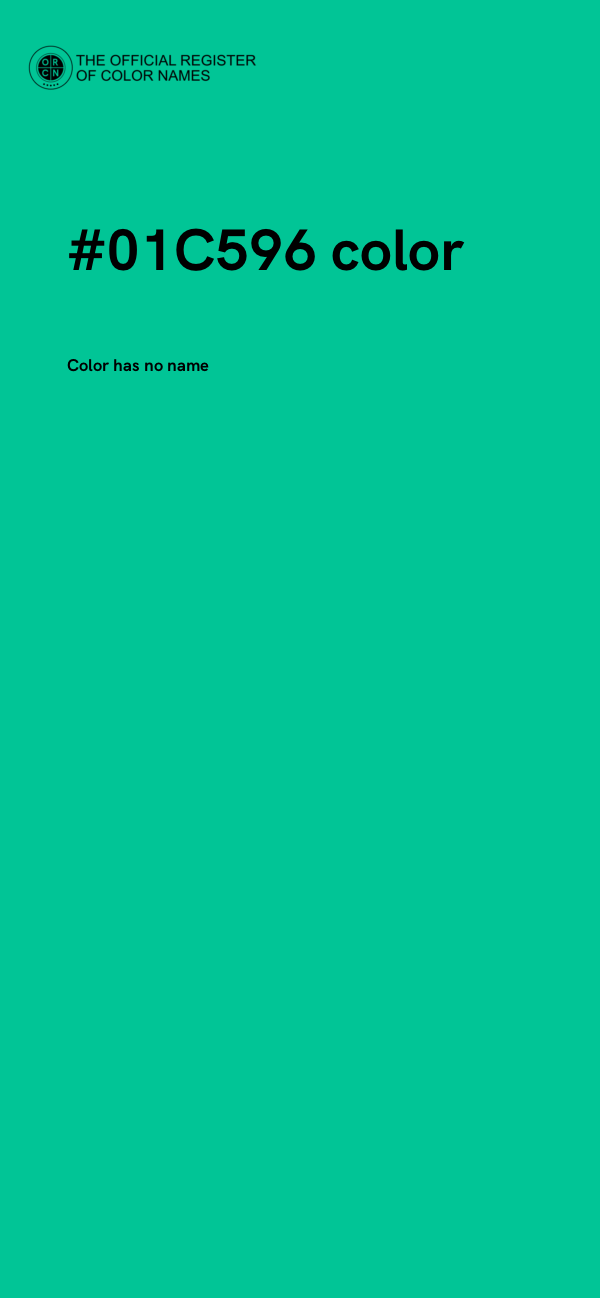 #01C596 color image