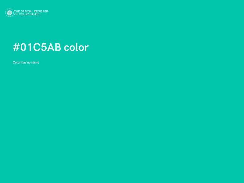 #01C5AB color image