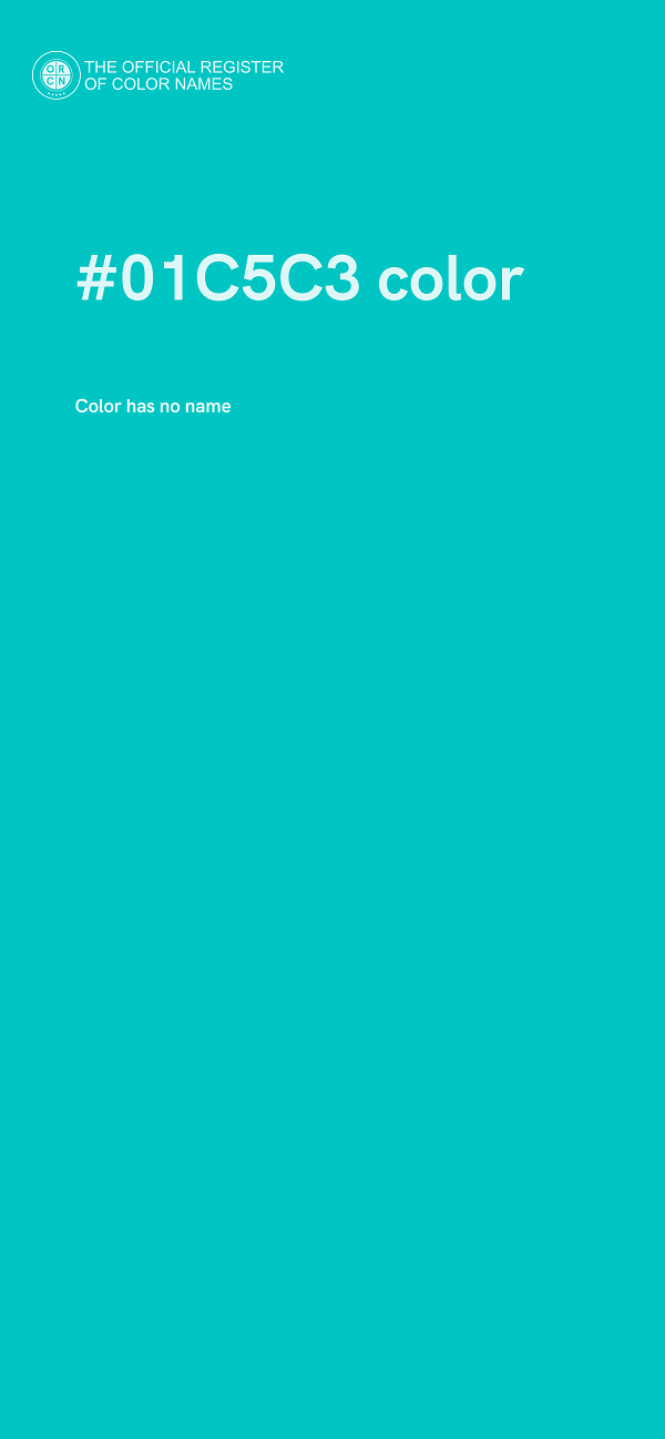 #01C5C3 color image