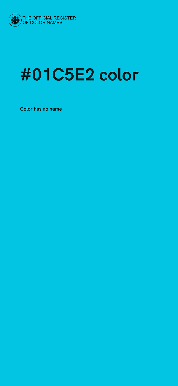 #01C5E2 color image