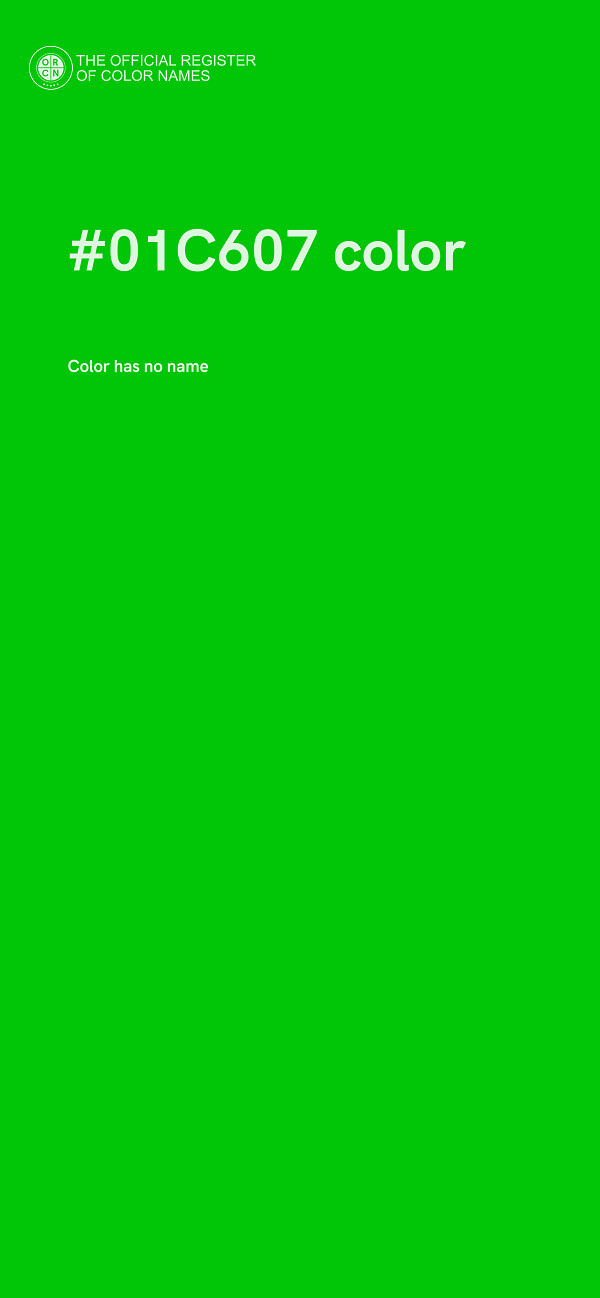 #01C607 color image