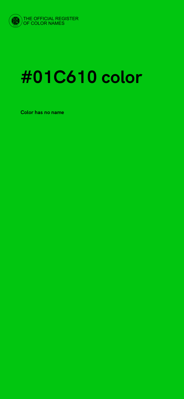 #01C610 color image