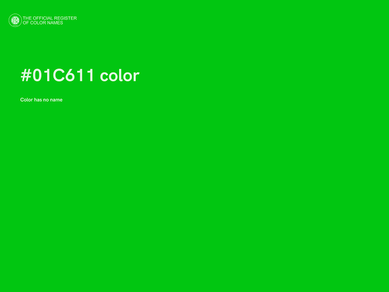 #01C611 color image