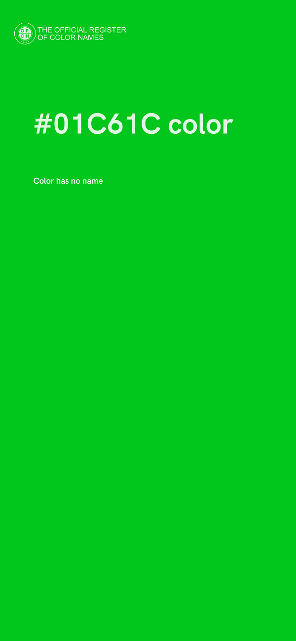 #01C61C color image