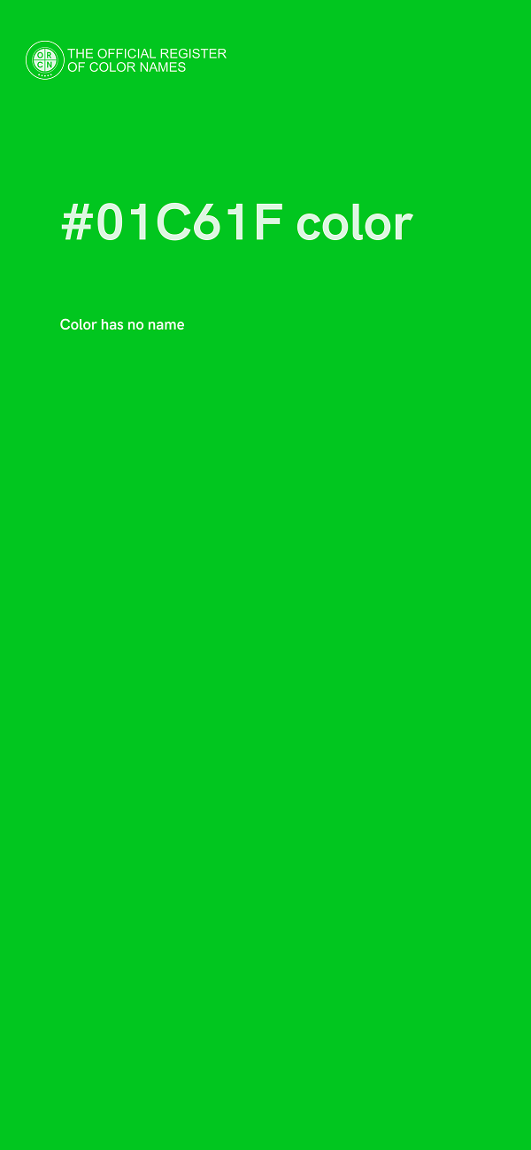 #01C61F color image