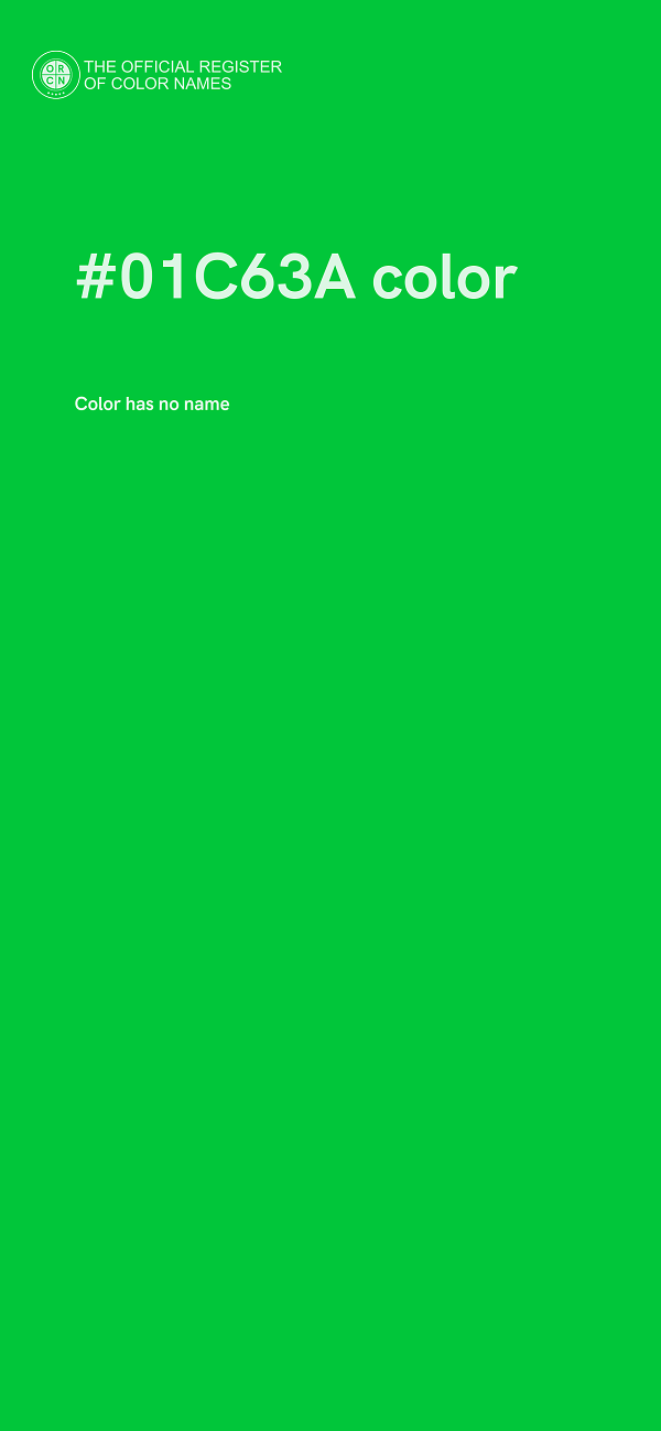 #01C63A color image