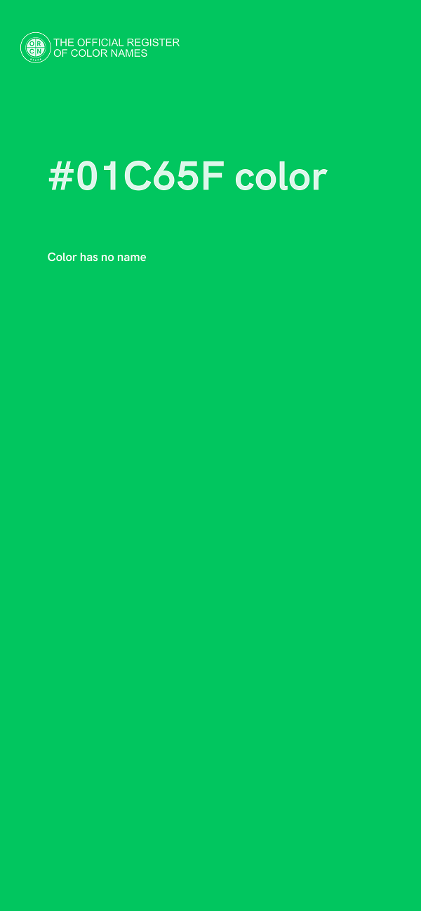 #01C65F color image