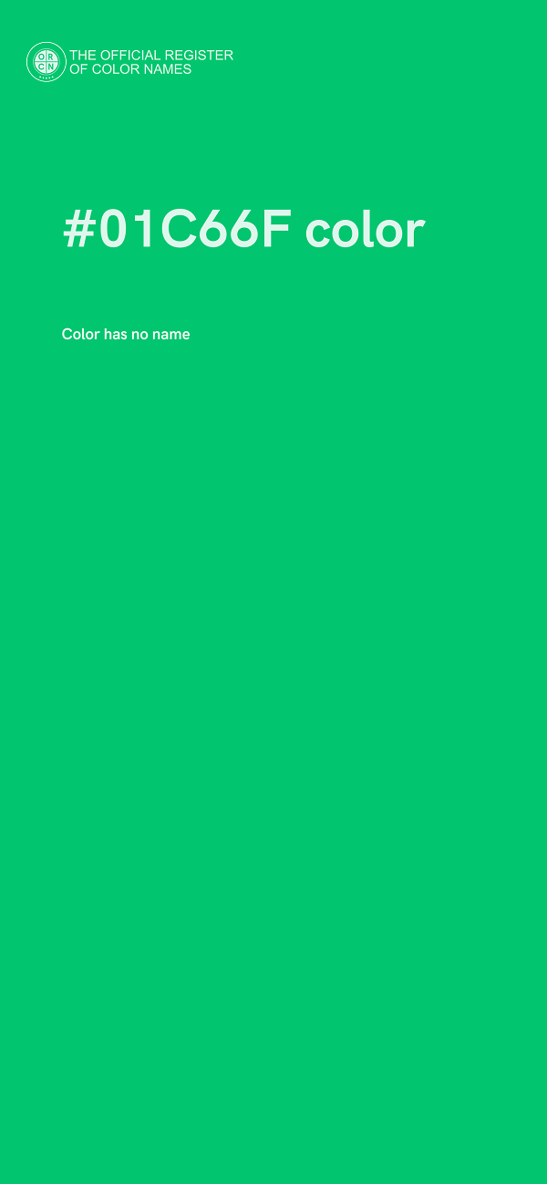 #01C66F color image