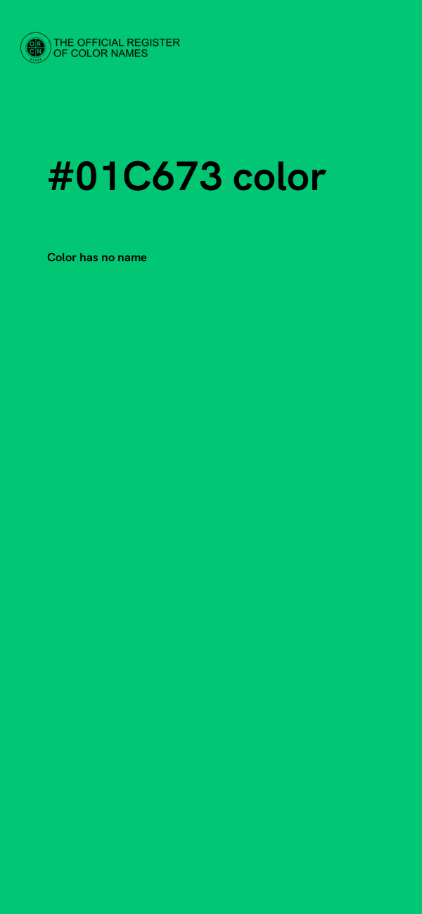 #01C673 color image