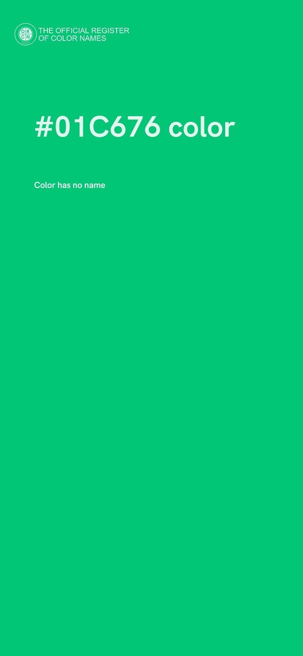 #01C676 color image