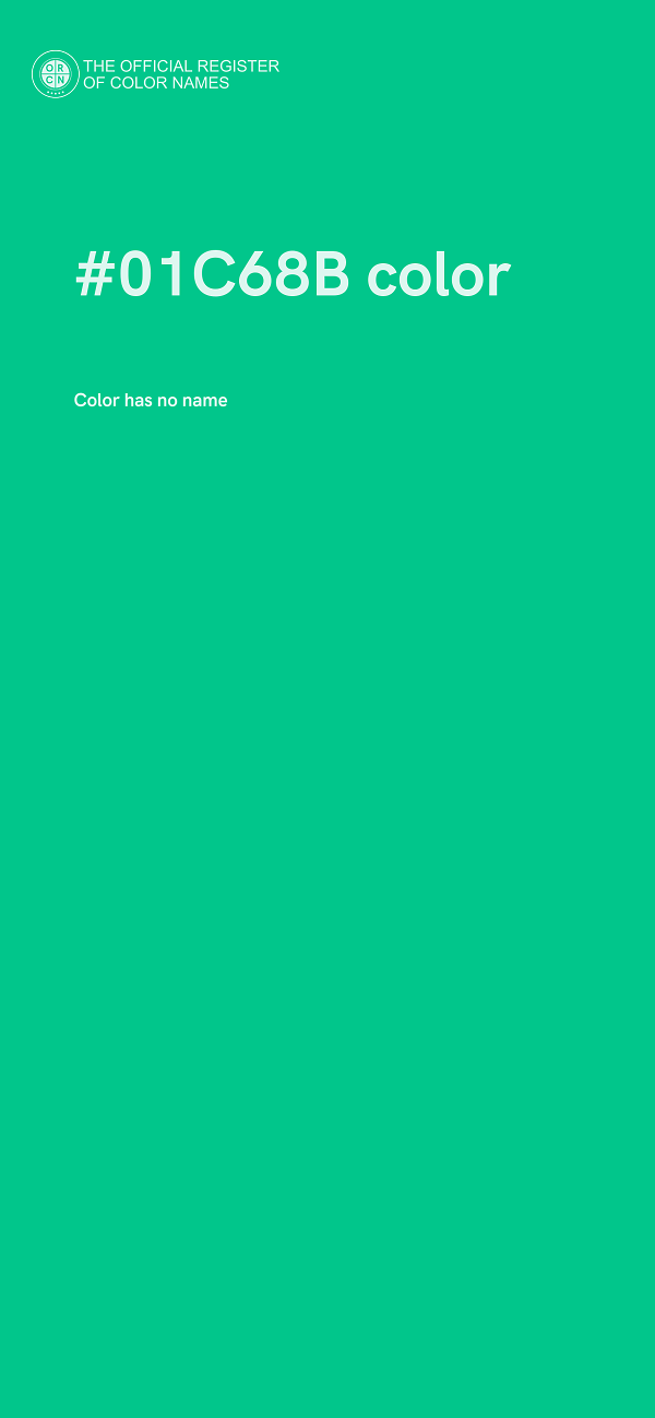 #01C68B color image