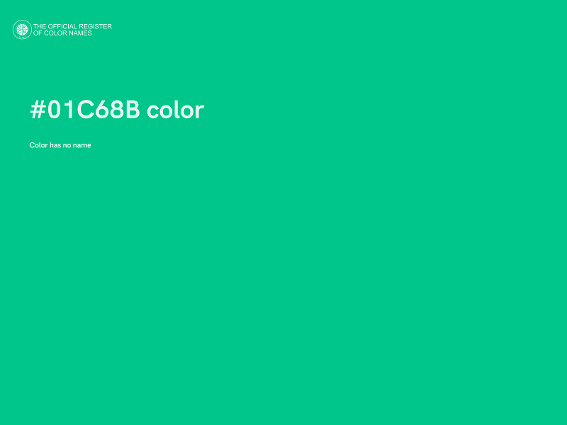 #01C68B color image