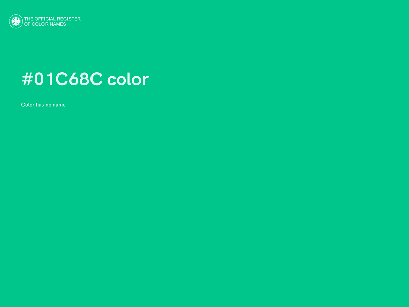 #01C68C color image