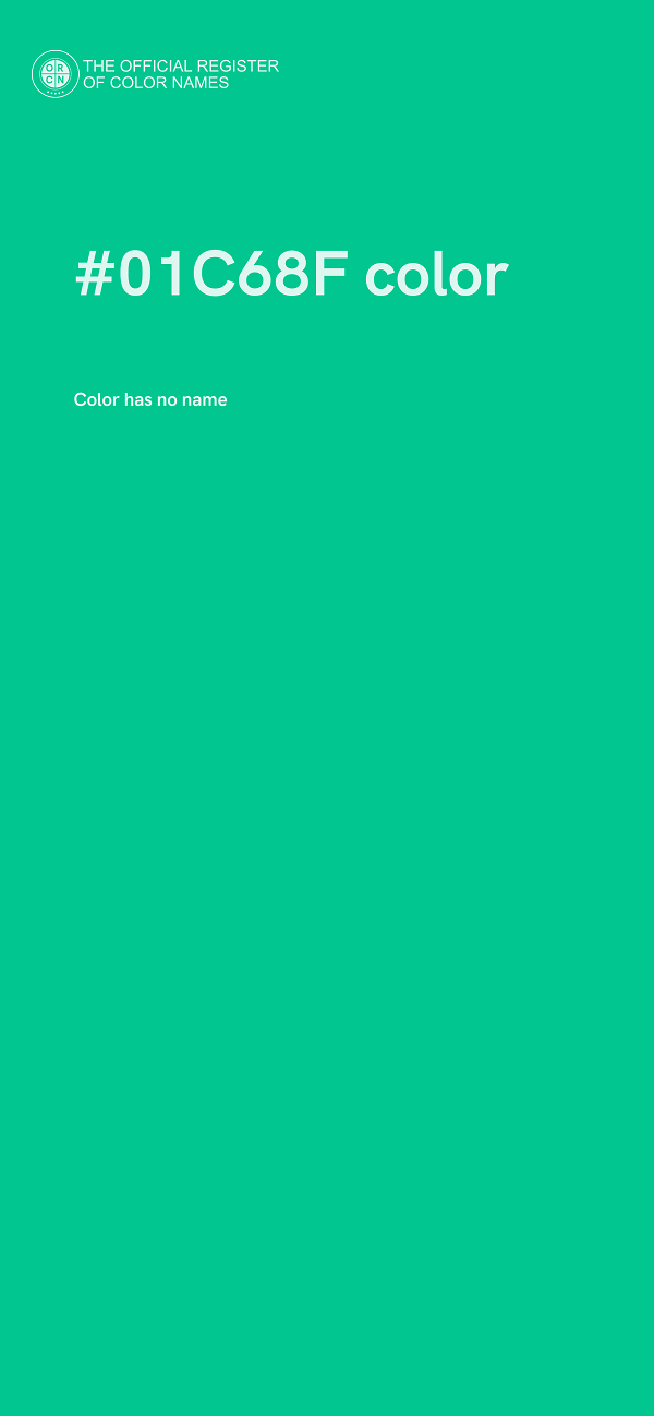 #01C68F color image