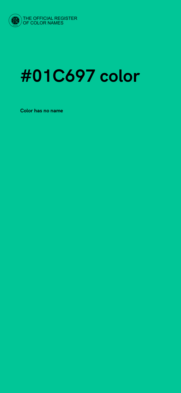 #01C697 color image