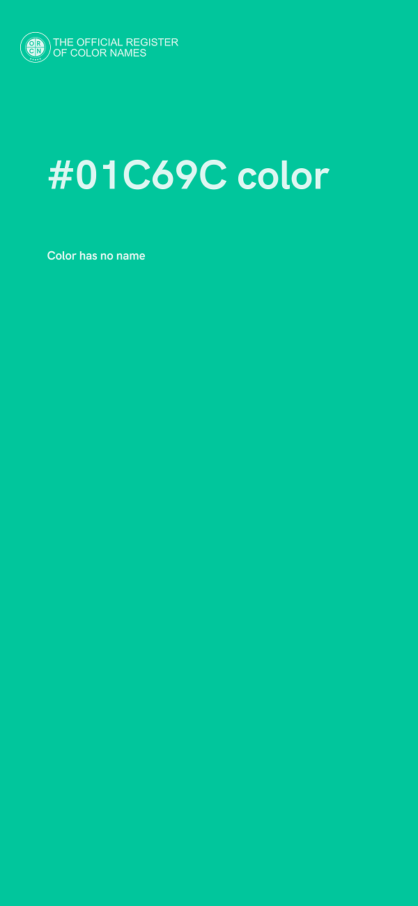 #01C69C color image