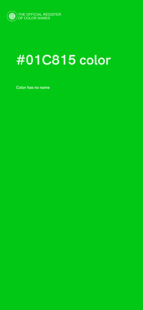 #01C815 color image