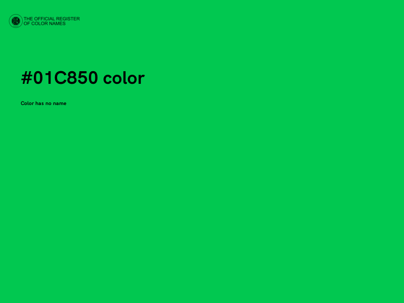 #01C850 color image