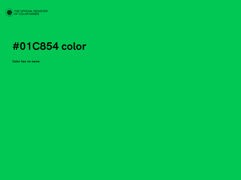 #01C854 color image