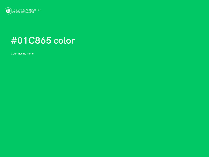 #01C865 color image