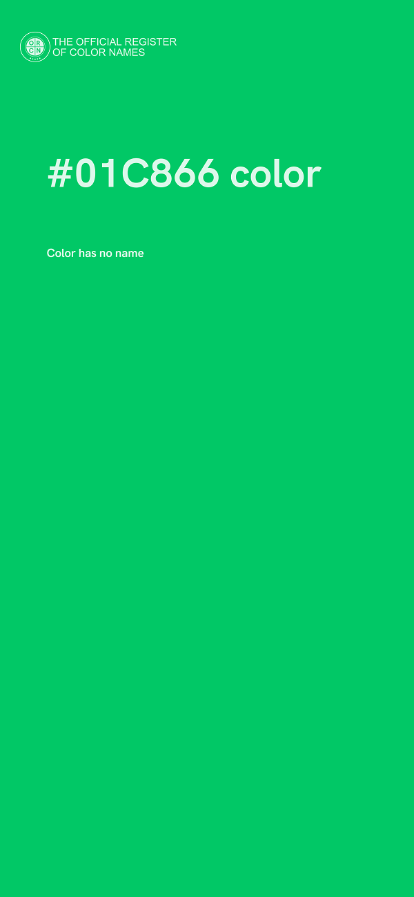 #01C866 color image